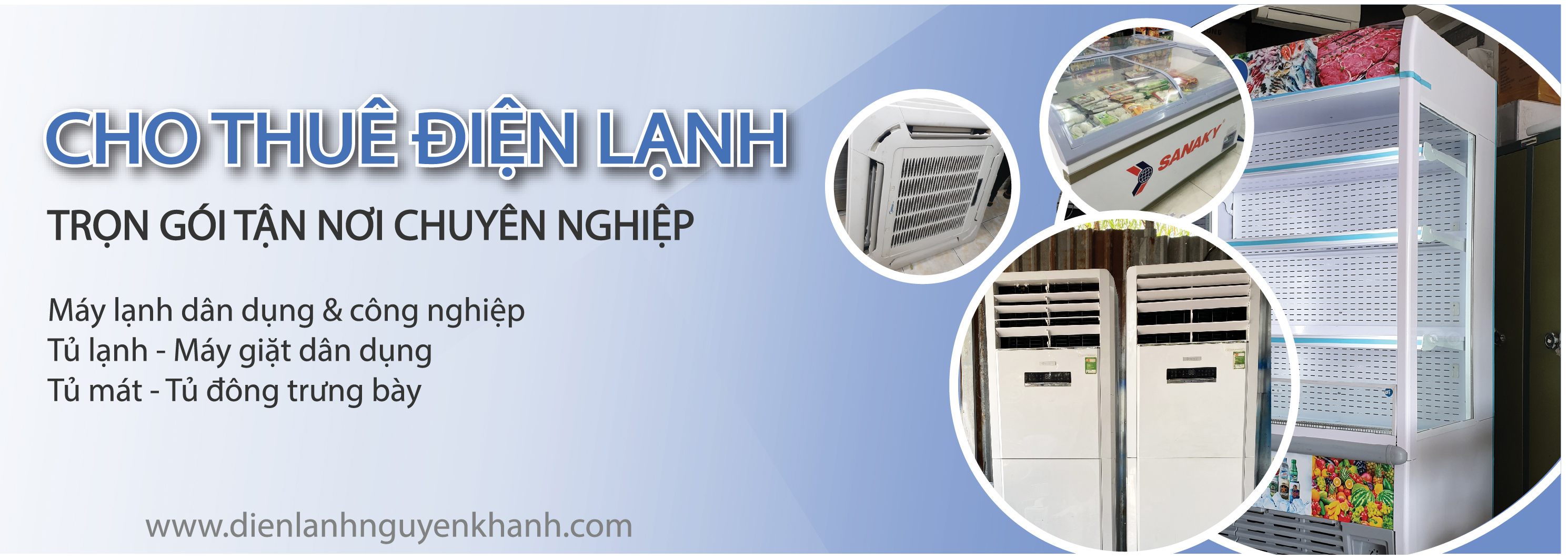 Cho thuê điện lạnh trọn gói