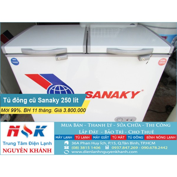 Tủ đông Sanaky VH-255W2 250 lít