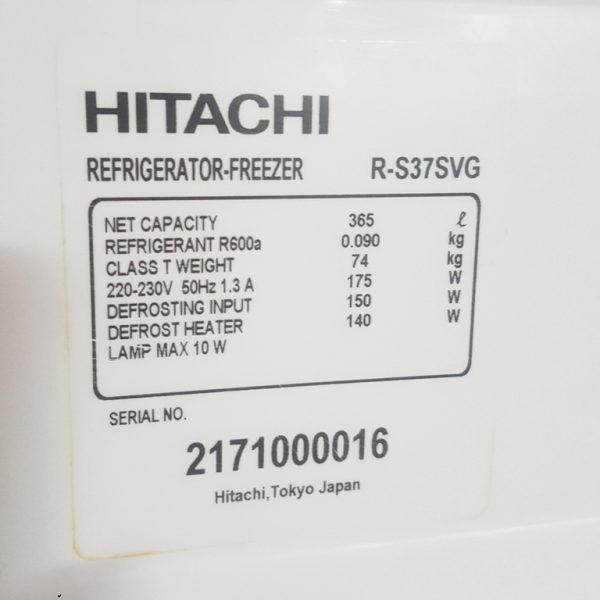 Tủ lạnh Hitachi R-S36RV 355 lít