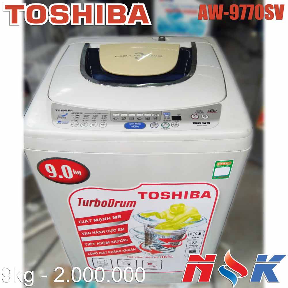 Máy giặt Toshiba AW-9770SV 9kg
