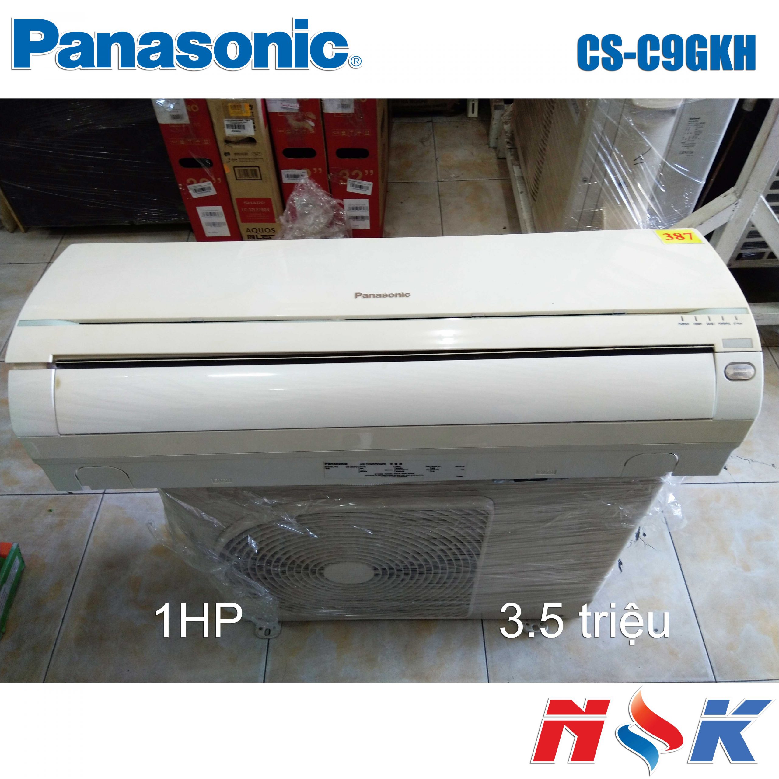 Máy lạnh Panasonic CS-C9GKH 1HP