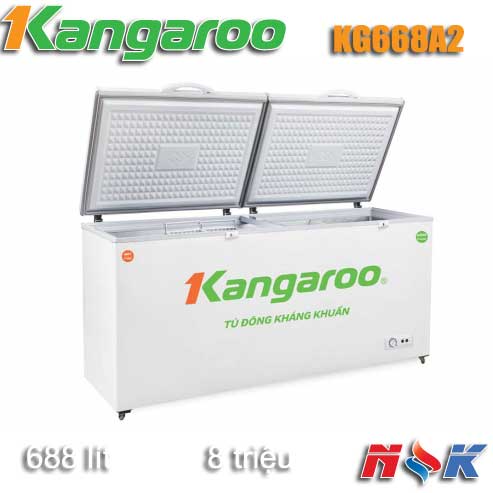 Tủ đông kháng khuẩn Kangaroo KG688A2 668 lít