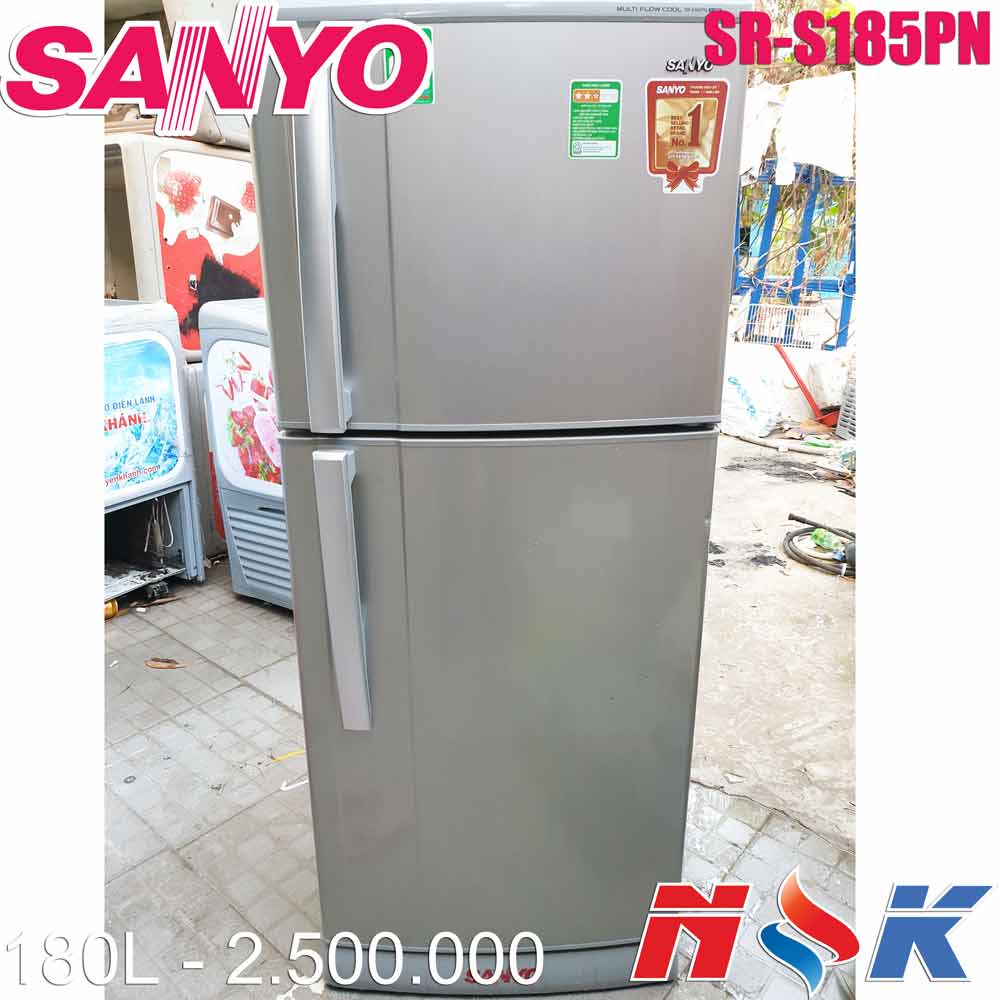 Tủ lạnh Sanyo SR-S185PN(SN) 180 lít