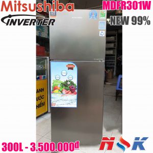 Tủ Lạnh Mitsushiba Inverter MDFR301W 300 lít