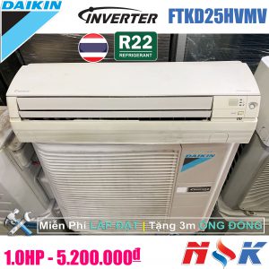 Máy lạnh Daikin Inverter FTKD25HVMV 1HP
