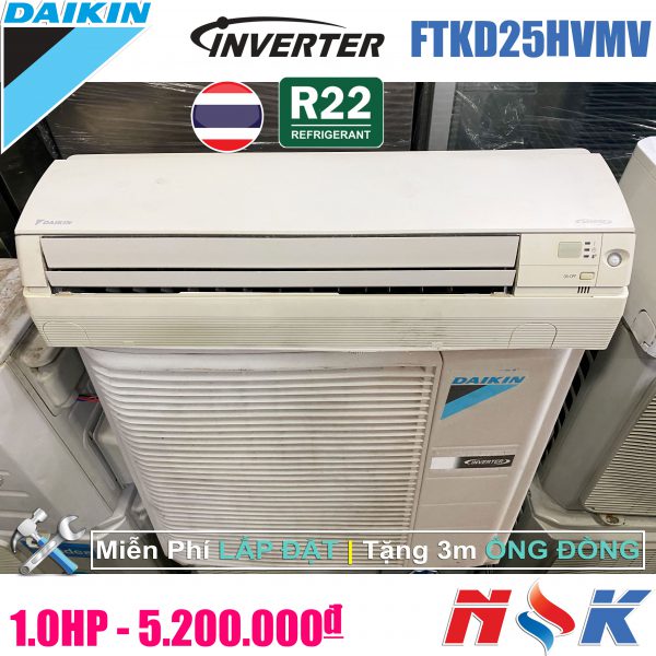 Máy lạnh Daikin Inverter FTKD25HVMV 1HP