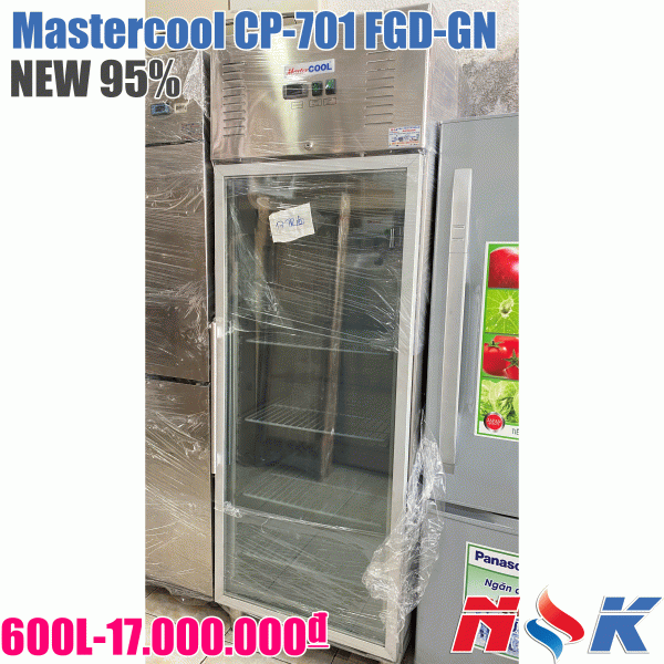 Tủ mát Mastercool 1 cánh kính CP-701 FGD-GN