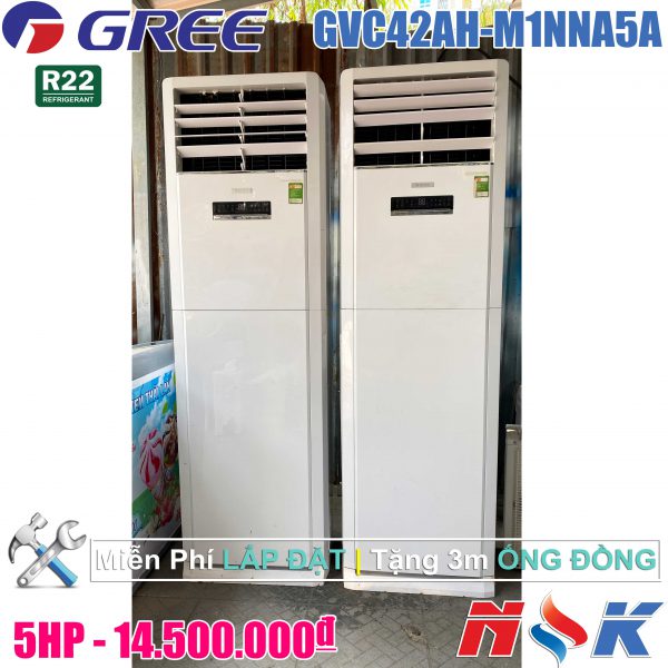 Máy lạnh tủ đứng Gree GVC42AH-M1NNA5A 5HP