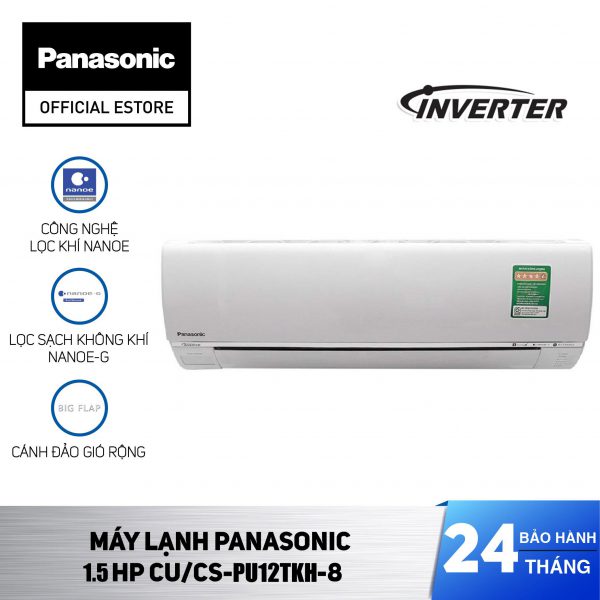 Máy lạnh Panasonic Inverter CU/CS-PU12TKH-8 1.5HP