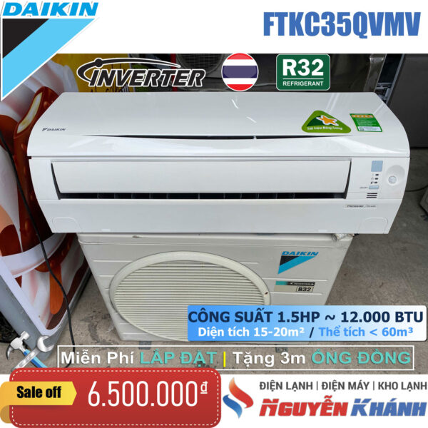Máy lạnh Daikin Inverter FTKC35QVMV 1.5 HP