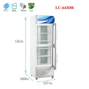 Tủ mát Alaska LC-643DB 350 lít
