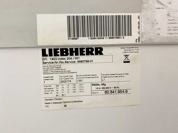 Tủ đông Liebherr EFI-1403 135 lít
