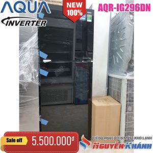 Tủ lạnh Aqua Inverter 284 lít AQR-IG296DN