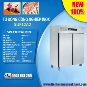 Tủ đông công nghiệp 2 cánh SUF12A2 1200 lít
