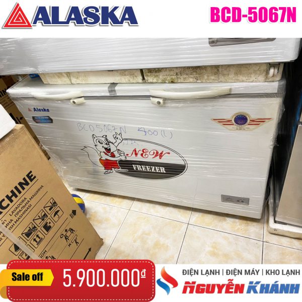 Tủ đông mát Alaska 500 lít BCD-5067N