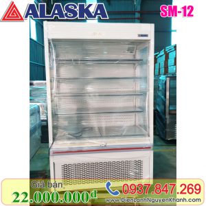 Tủ mát trưng bày siêu thị Alaska 1.2m SM-12
