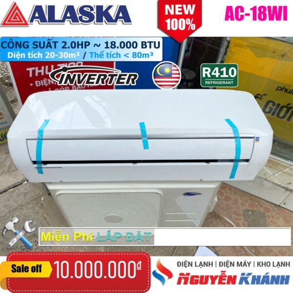 Máy lạnh Alaska Inverter AC-18WI (2.0Hp)