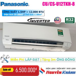 Máy lạnh Panasonic Inverter CU/CS-U12TKH-8 (1.5Hp)