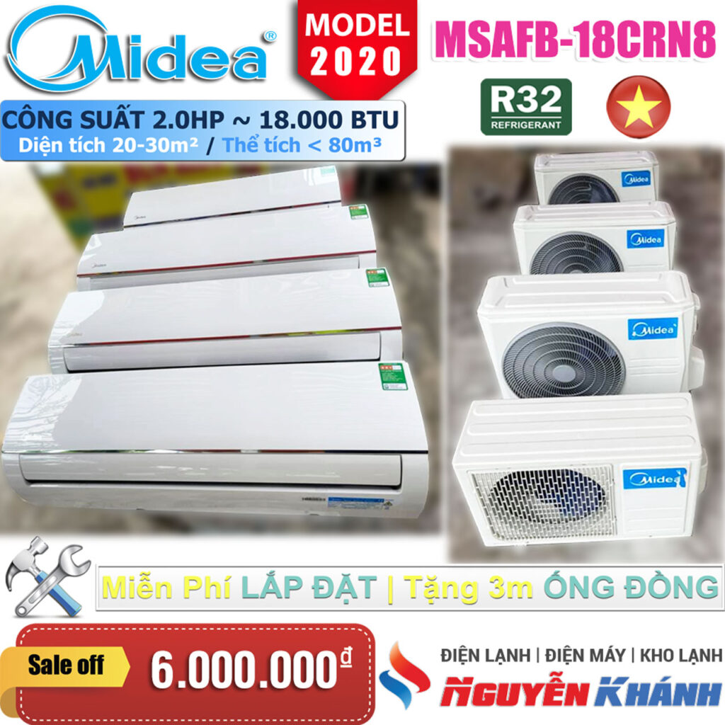 Máy lạnh Midea MSAFB-18CRN8 (2.0Hp)