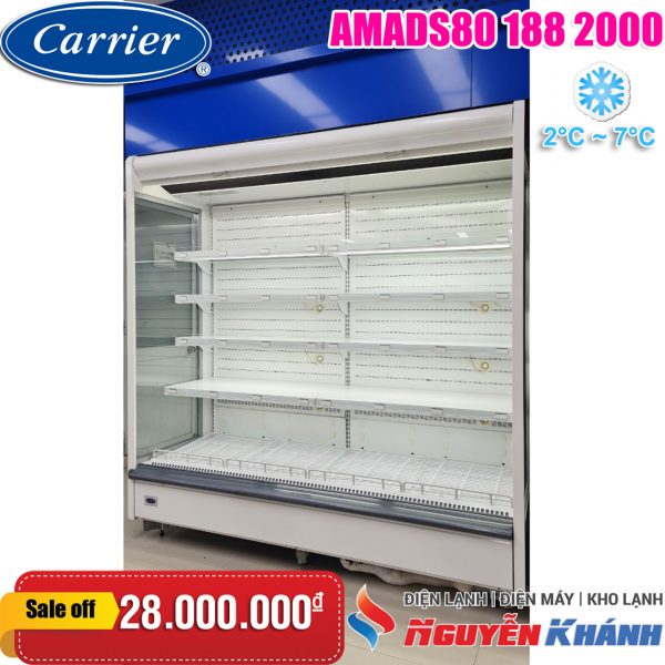 Tủ mát siêu thị Carrier AMADS80 188 2000