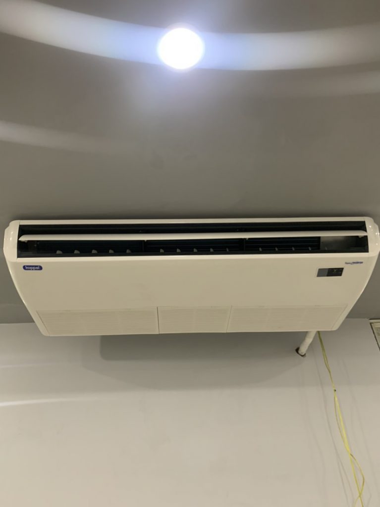 Lắp đặt hệ thống máy lạnh áp trần 5HP cho quán Bida HD Club